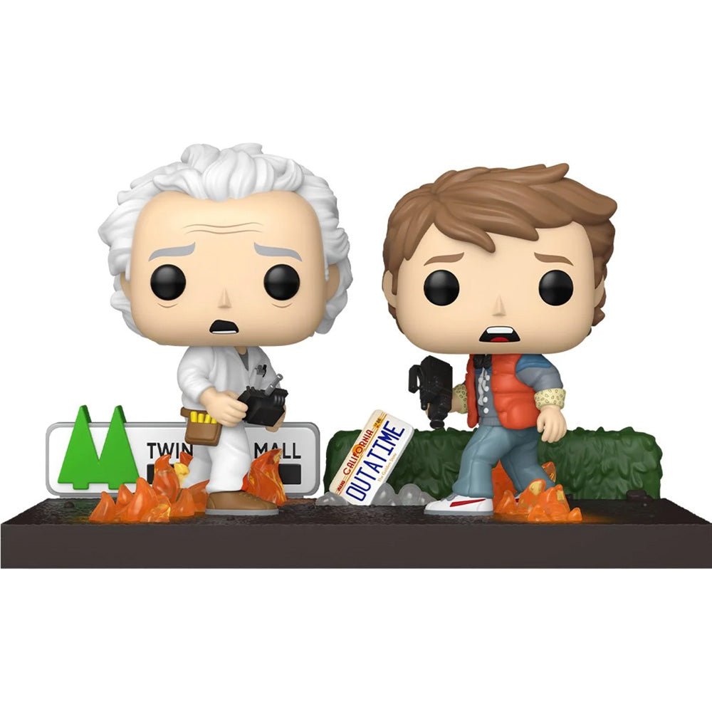 【予約商品】 BACK TO THE FUTURE バックトゥザフューチャー (劇場公開 40周年 ) - 40th Anniversary Doc & Marty Funko Pop! Moment / フィギュア・人形 - PGS
